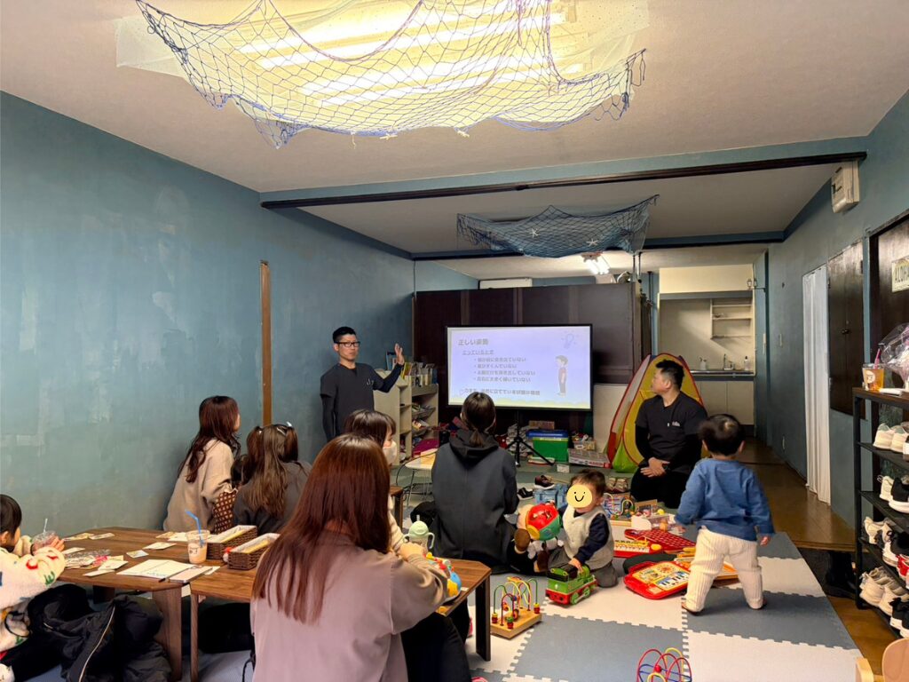 地域で開催した子どもの足育講座の様子